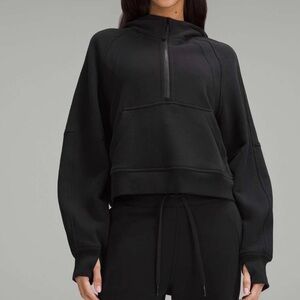 Lululemon Scuba Oversized Half-Zip Hoodie in Black - Size M/L